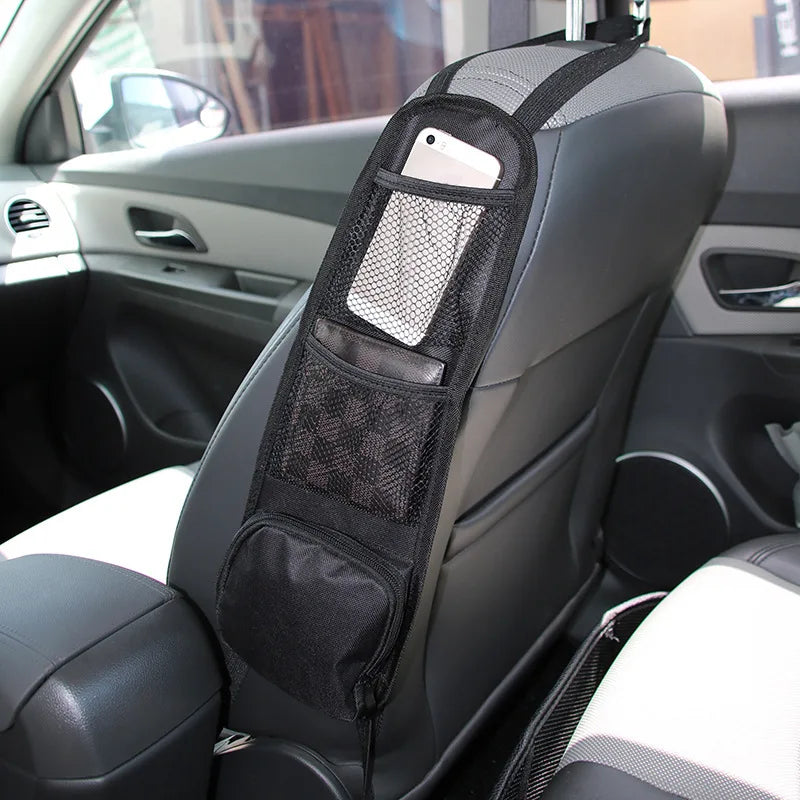 Back Seat Organizer + Touchscreen Tablet Pocket