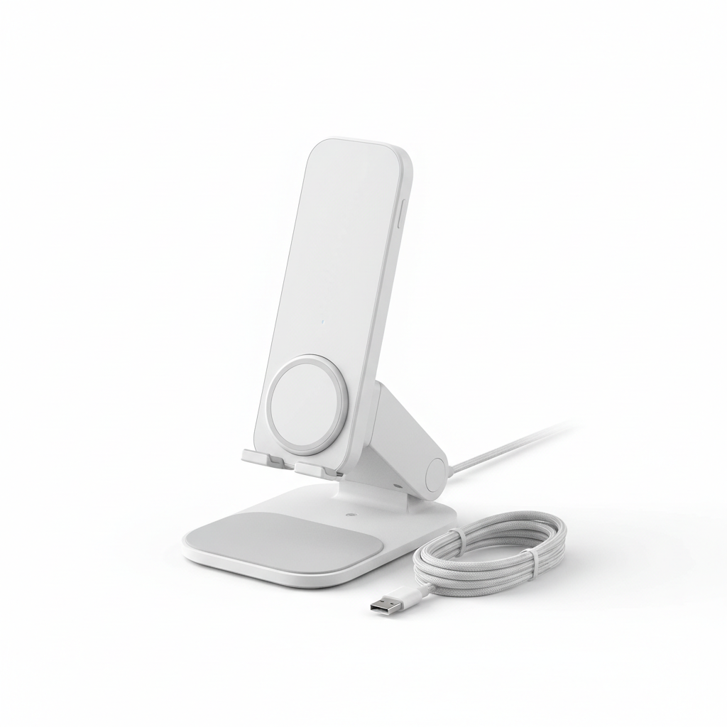 Foldable 30W Fast Charging Pad Desktop 3 in 1 Wireless Charger For iPhone 17 16 15 14 13 Pro Max iWatch 10 9 8 7 6 AirPods Pro 2